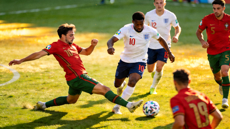 英格兰对阵葡萄牙世界杯小组赛精彩瞬间图片